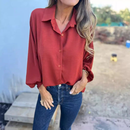Chemise Fluide Col Tailleur