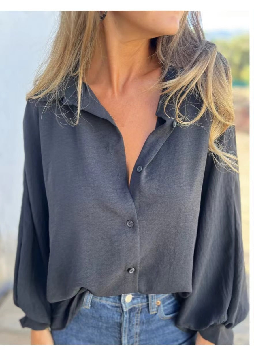 Chemise Fluide Col Tailleur