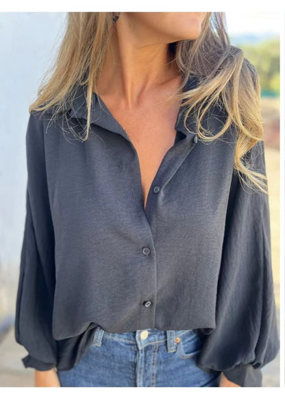 Chemise Fluide Col Tailleur