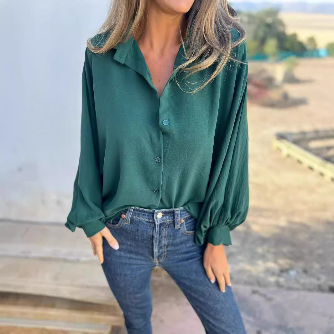 Chemise Fluide Col Tailleur