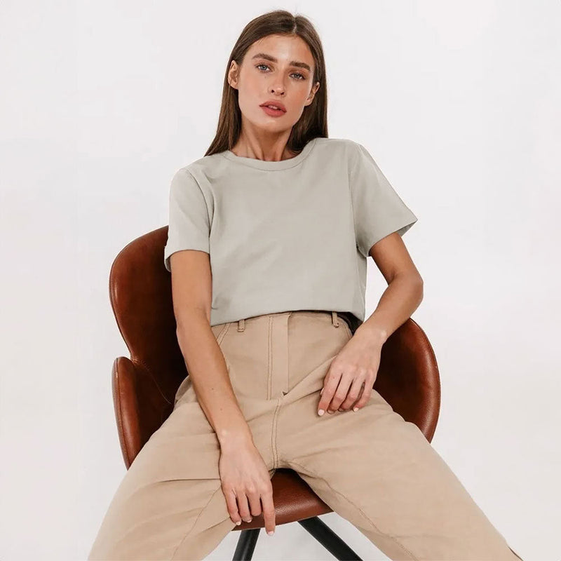 T-shirt essentiel en jersey de coton