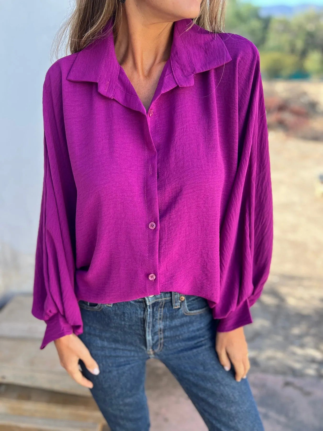Chemise Fluide Col Tailleur