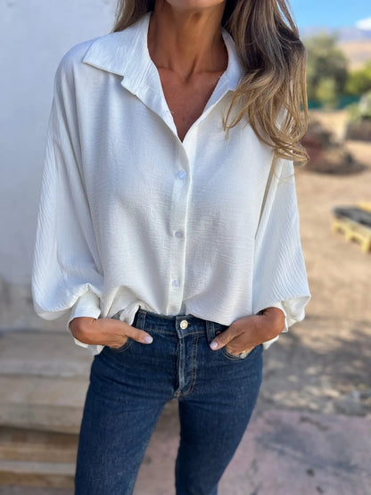 Chemise Fluide Col Tailleur