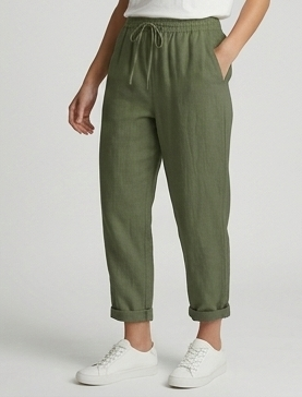 Pantalon de costume en lin