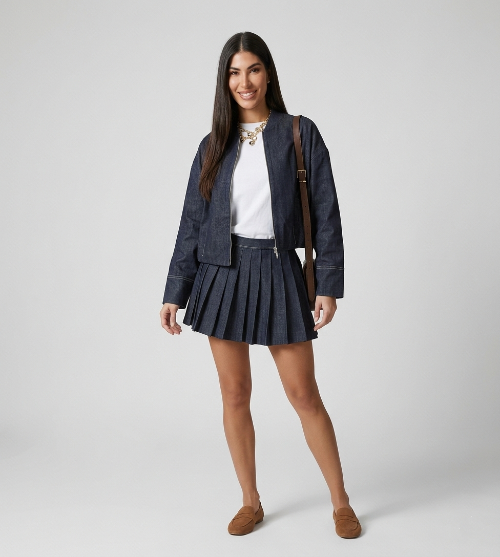 Ensemble pilote indigo
