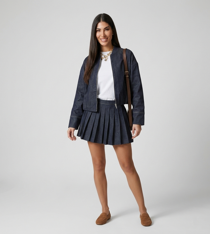 Ensemble pilote indigo