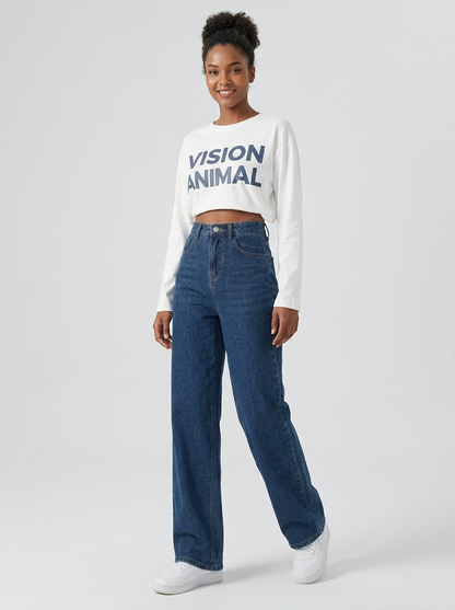 Jean large haut de gamme