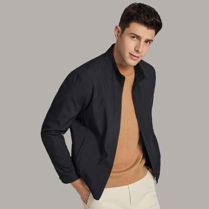 Veste de papa minimaliste à fermeture éclair